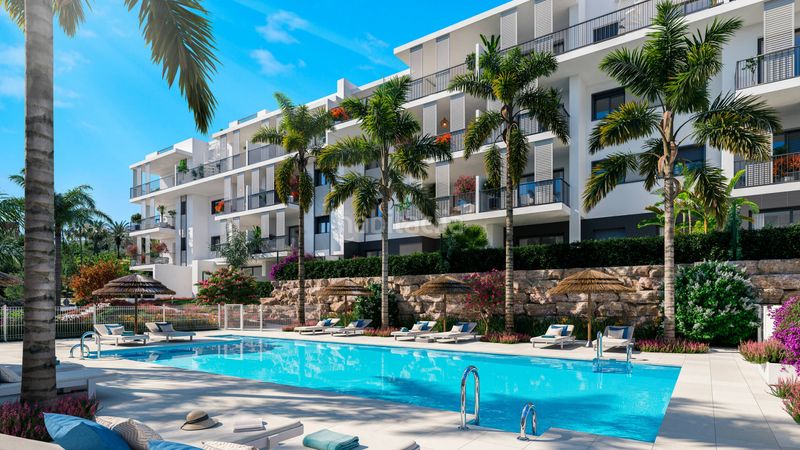 Foto b3d2ce1b-d8cc-4a50-8e5d-ab1bb40b7aee. Piccolo appartamento con parcheggio piscina in Centro Estepona