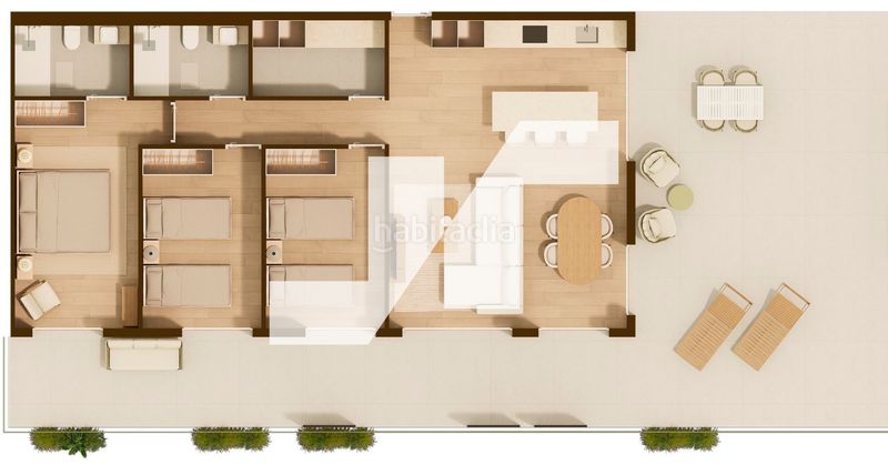 Foto 6d7a169f-3bf3-4c05-8a14-d38880949495. Apartament 152m<sup>2</sup> amb calefacció aparcament piscina a Moncófar Playa Moncofa