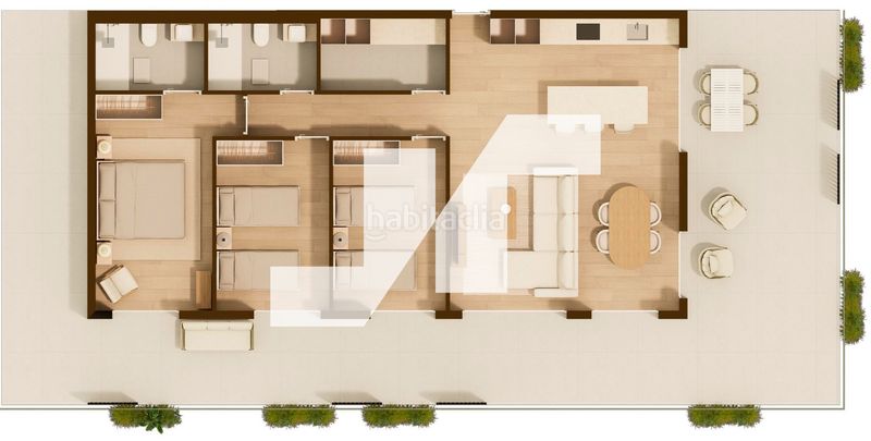 Foto 8a8dd07d-9abf-422e-91b9-e4eac5ff642e. Apartament 152m<sup>2</sup> amb calefacció aparcament piscina a Moncófar Playa Moncofa