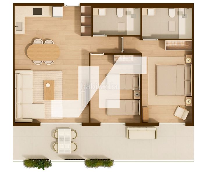 Foto f3913dd3-5b31-4817-bd5c-14424d989c36. Apartament 152m<sup>2</sup> amb calefacció aparcament piscina a Moncófar Playa Moncofa