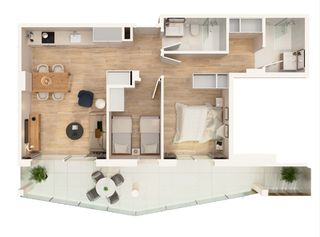 Piccolo appartamento in Carrer granada 21. Apartamento de 2 dormitorios y 1 baño en mirador beach moncófar