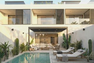 Semi detached house  Muro - des pou de sa garriga. Promoción de obra nueva exclusivas casas triplex con jardín y pi