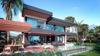 Casa en Nueva Andalucía centro. Villa en nueva andalucía en construcción en urbanización cerrada