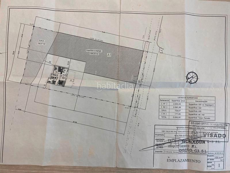 Foto 99de5d69-f143-4ec8-af2d-24f72712cc1d. Terreno residencial terreno en venta en calle montíboli en Alicante