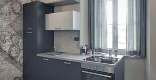 Rent Flat in Puerto de Estepona. Estudio luminoso amueblado completamente