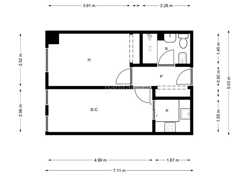 Foto 5541173a-b657-4055-ac82-5ac61841c1d0. Rent flat with heating parking in San José-Buenos Aires Pinto