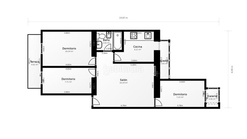 Foto 7551027d-5752-4d46-8b39-a64313952d00. Alquiler piso en Buena Vista Madrid