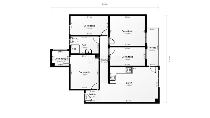 Foto 9a057fbe-e9a5-4028-94b6-5b47209bf376. Location appartement dans Villayuventus-Renfe Parla