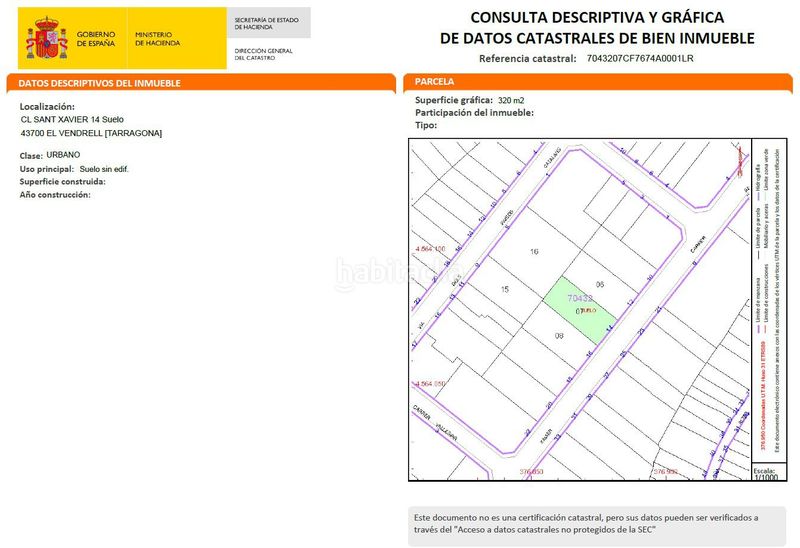 Foto 6e5dd1d9-2337-4242-ba69-f4201f8e7d5d. Terreny residencial a El Tancat-Mas d´en Gual Vendrell (El)