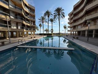 Piccolo appartamento  Diputacion. Apartamento en 1 linea de mar, con piscina, parking y licencia t