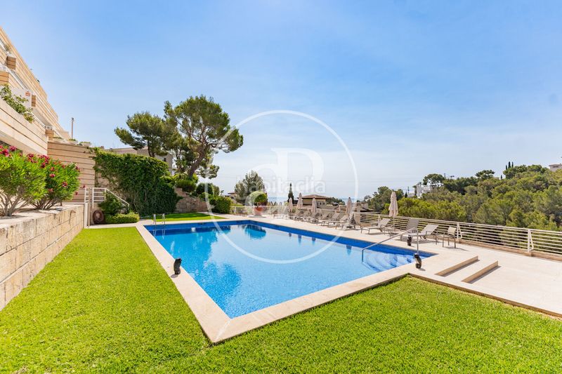 Foto 24d61fe1-9727-42dc-b5e6-3b3aa3d46b96. Àtic amb calefacció aparcament piscina a Cas Català-Illetes Calvià