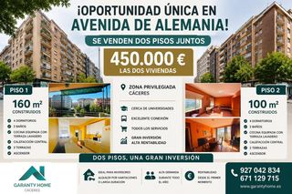 Pis a Centro. Inversión única en avenida de alemania, cáceres!