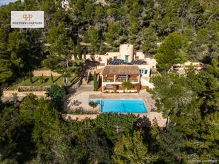 Casale in S´Horta - Cas Concos des Cavaller - Es Carritxó. Pool finca con impresionantes vistas al mar y jardín mediterráne