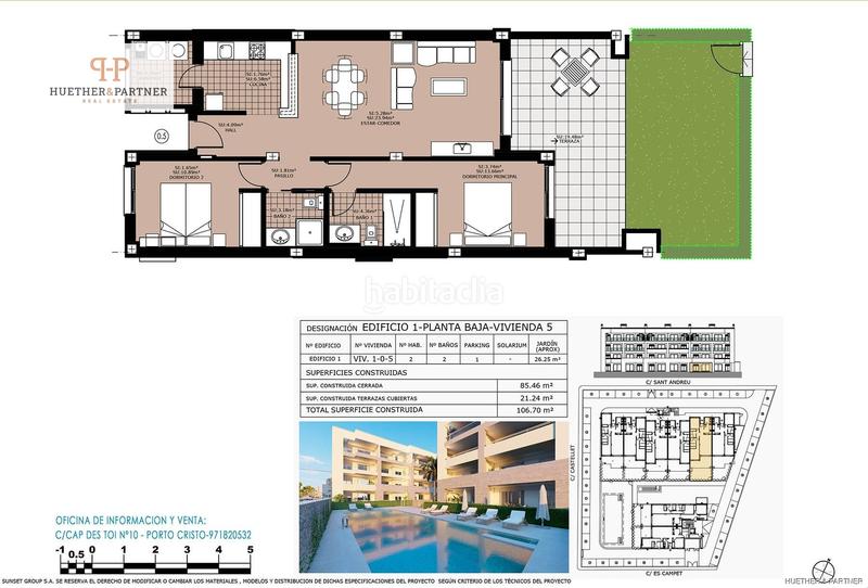 Foto 48027675-b421-454f-bea3-55ff44dc72d0. Appartamento con riscaldamento parcheggio in Cala Ratjada Capdepera