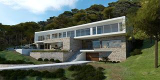 Xalet a Avinguda portals vells 22. Parcela con proyecto de vivienda en sol de mallorca.