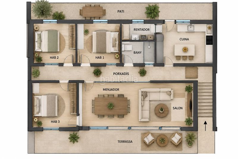 Foto efbd33f8-8943-424d-ae16-286299cd7e50. Casa amb xemeneia aparcament a Eixample Residencial Escala (L´)