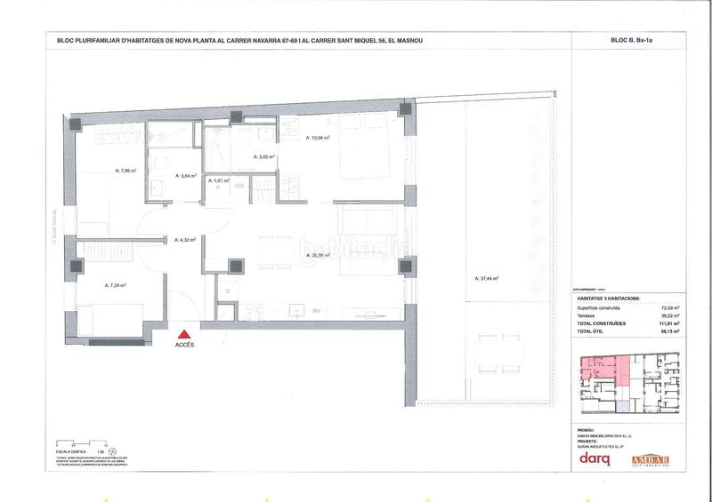 Foto 6bd4a1ee-d752-4878-b0d6-21ea3ce889b3. Appartamento con riscaldamento in Centre Masnou (El)