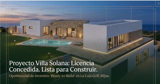 Residential Plot in La Cala Golf - Lagar Martell. Fantástica parcela con proyecto y licencia de obra concedida en
