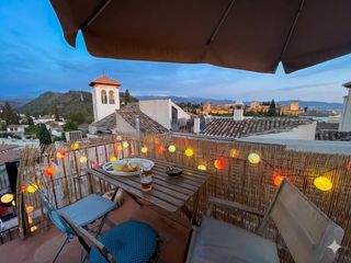 Miete Chalet  Calle espalda san nicolas. Casa con patio y vistas a la alhambra en alquiler  3 dormitorios
