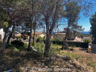 Terreno residencial en Roda de Barà. Vistas panoramicas al mar