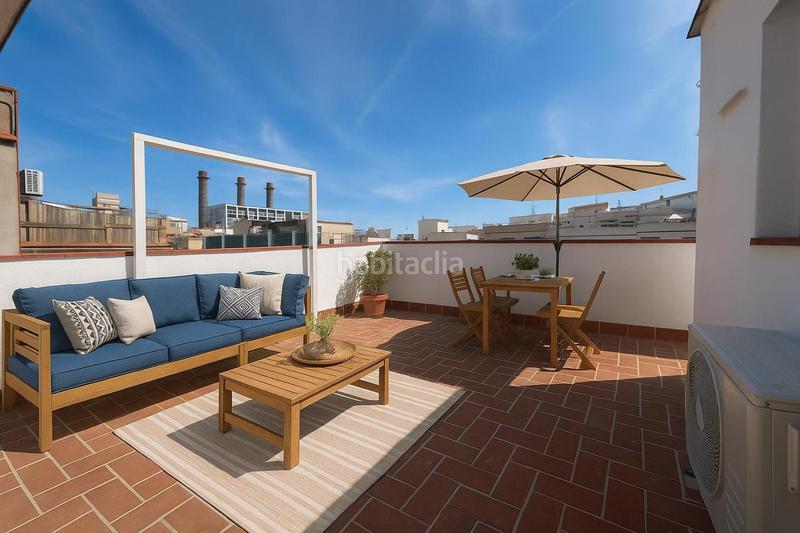 Foto 0ec0c370-f9e9-4ef8-ac4f-640f7c93041b. Piso atico con terraza a estrenar en El Poble Sec - Parc de Montjuïc Barcelona