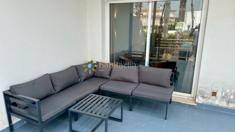 Foto d05f43fc-56da-404e-9c81-d98d5a3f5293. Rent studio with heating pool in Oliva nova Oliva