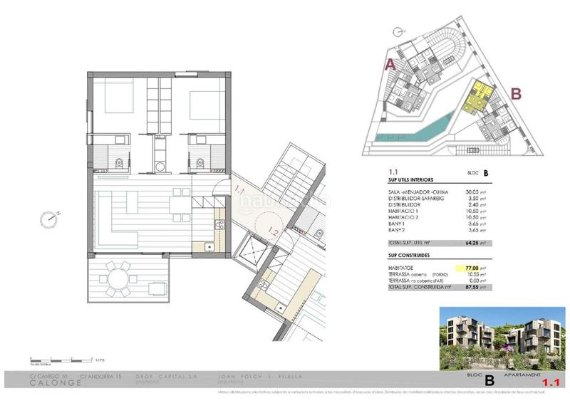 Foto 290765c2-f4cb-4bd7-865f-6227af70920f. Flat 77m<sup>2</sup> in carrer canigó 17 in Torre Valentina-Mas Vilar de La Mutxada-Treumal Sant Antoni de Calonge