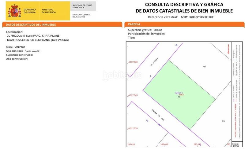 Foto a79c041a-5a8e-4501-b6c8-b85b100a83ef. Terreny residencial a Roquetes