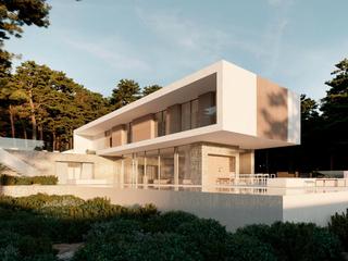 Chalet à Benimeit-Tabaira. Villa de lujo de obra nueva en moraira