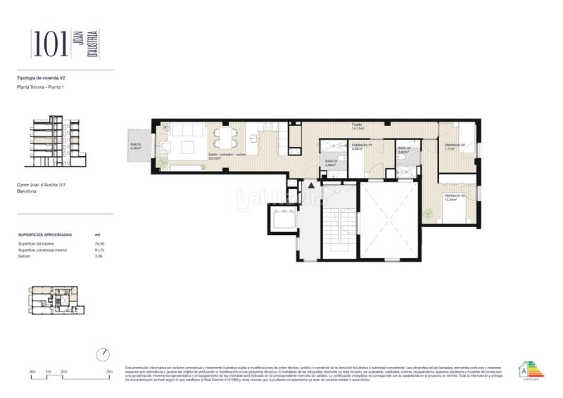 Foto 52908d10-106d-4946-9052-83563bdc29be. Piso en carrer de joan d'àustria 101 obra nueva en venta en El Parc i la Llacuna del Poblenou, en Barcelona
