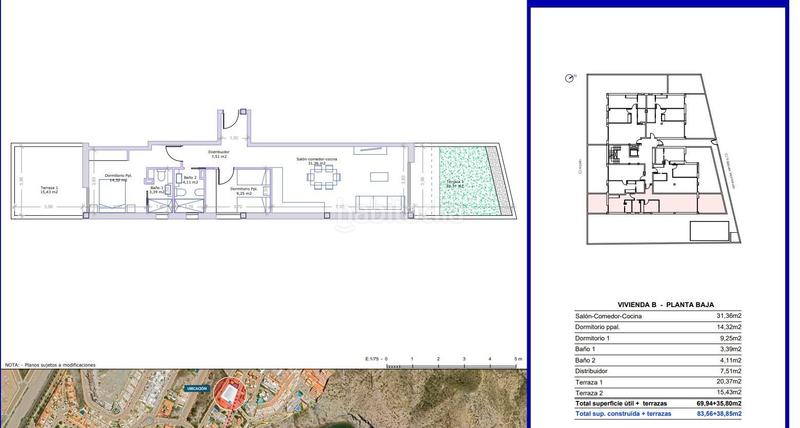 Foto 7eee17f7-60e8-47f6-9a85-8602b1cbb562. Appartement avec parking piscine dans El Hornillo Águilas