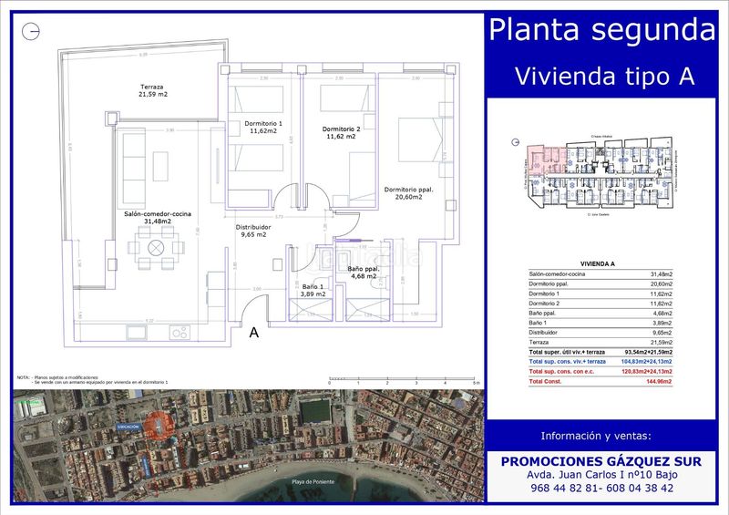 Foto 02067ca1-230f-4319-8308-55038d179abb. Apartament amb aparcament piscina a El Rubial Águilas