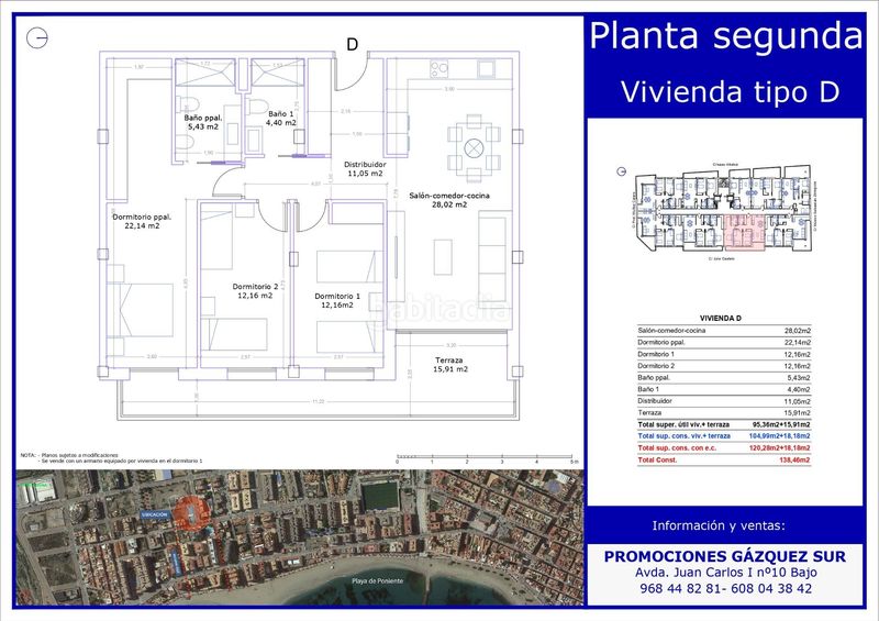 Foto a2d15cde-4a84-4f76-b96c-b3b7fedc8ab3. Apartament amb aparcament piscina a El Rubial Águilas