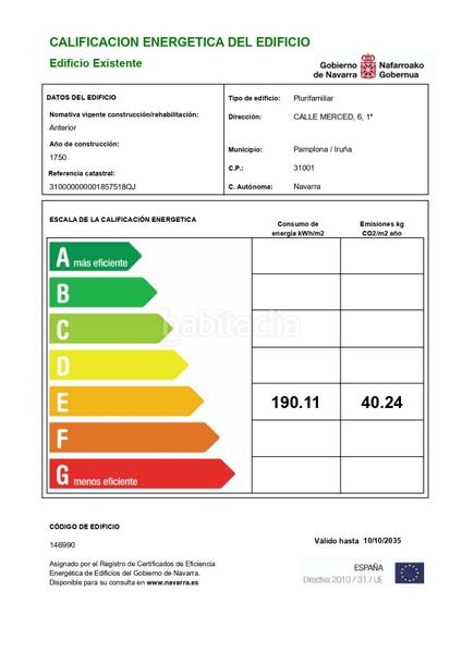 Foto 15de7d84-6b2a-4a8e-a7b4-80580994d427. Pis amb calefacció a Casco Antiguo Pamplona / Iruña