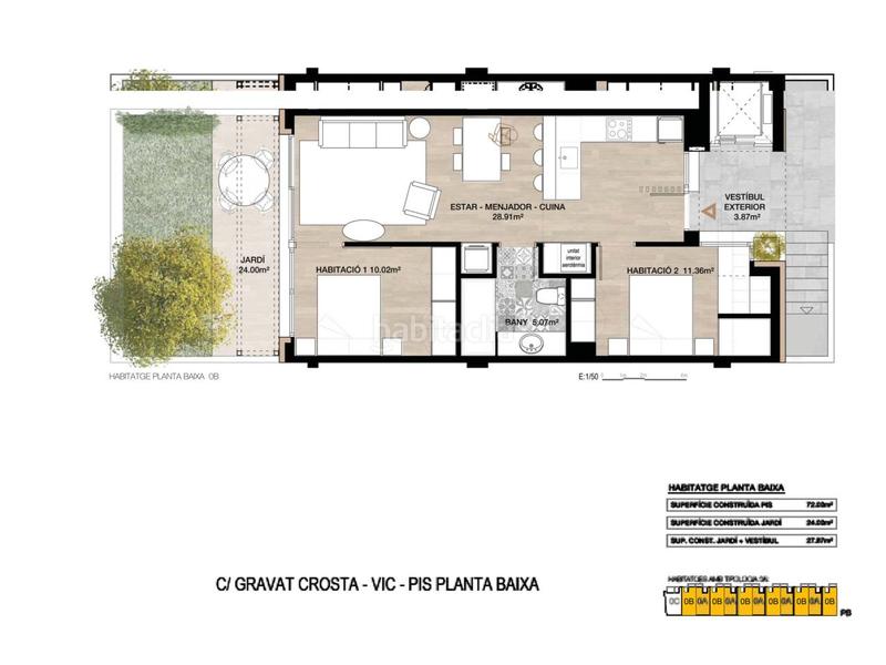 Foto 09cbb1d3-e765-417e-8395-dc38cdadf1db. Piso  en venta en caputxinssanta clarahospital en Vic