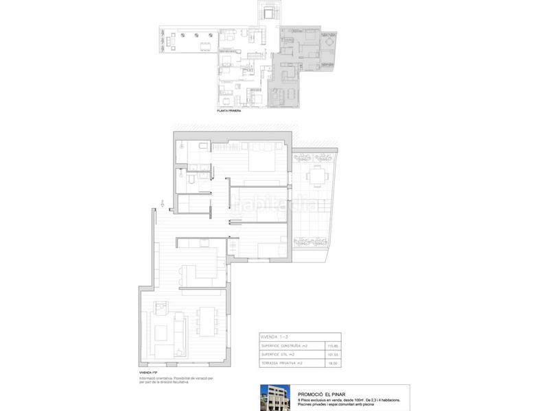 Foto 379b430f-64fb-4cfd-b3db-825145e3fb7c. Appartamento con riscaldamento piscina in Sarrià Barcelona