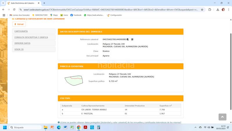 Foto f13beeba-387f-45c2-8f95-14e299370c9d. Landgut in camino venta hormiga 2 in Burjulu - La Mulería Cuevas del Almanzora