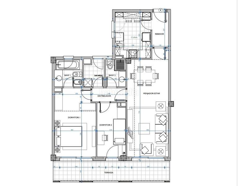 Foto 4d3a164c-d1f8-4e93-8dbc-9d6385f739bf. Alquiler piso  con terraza y piscina comunitaria en el barrio de sagrada familia en Barcelona
