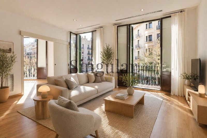 Foto 2e1e9031-004d-4bd6-8aa0-e64129bf95aa. Piso elegante tercera planta soleada en finca regia junto a paseo de gracia en Barcelona