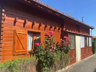 Casa a Ezcaray. Casa de madera en el camping de ezcaray