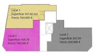 Local Comercial en El Carmen. 3 locales comerciales en el mismo bajo