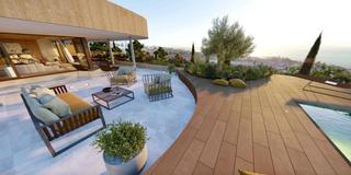 Attico en El Higuern. Sky penthouse, con gran terraza con preciosas vistas al mar para