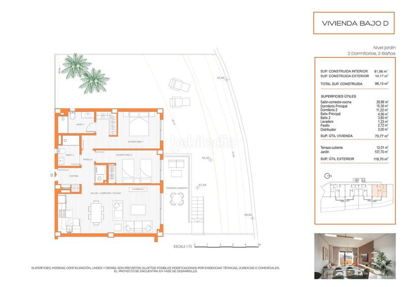 Foto c68ab0cf-f75f-408f-bce9-2429bcfb91d7. Planta baja  en esquina con 120m2 exteriores entre terraza y jardin propio !!!. en Fuengirola