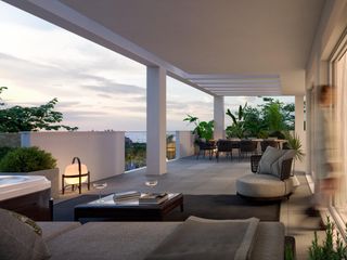 Penthouse in Zona Centro Comercial Torrequebrada. Nuevo ático dúplex de 3 dormitorios, 3 baños, un aseo y terraza