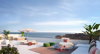 Attique à Las Gaviotas - Carvajal. Lindo ático duplex orientado al suroeste, con hermosas vistas al