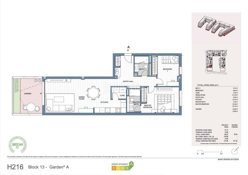 Foto ed3f834c-203d-413d-b9bb-25229fe2a5d3. Planta baja un nuevo proyecto de 233 viviendas que ofrece propiedades con 1, 2, 3 y hasta 4 dormitorios !!!. en Mijas