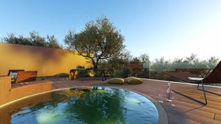 Planta baja en El Higuerón. Garden villa en esquina con lindas vistas al mar terminadas y li