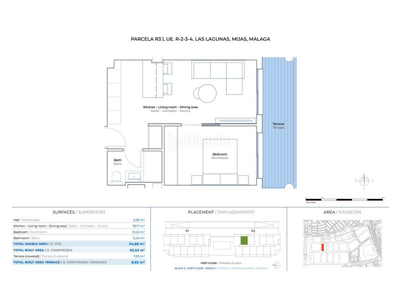 Foto a2d9df64-56c8-4e3d-8438-3e520f99e3c8. Apartament amb calefacció aparcament piscina a Los Ríos Mijas