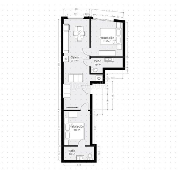 Foto a8aa6816-0e32-41a3-9e4b-37de32fd2653. Piso amplio y moderno piso reformado en el corazón en Alicante