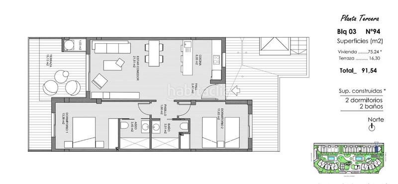 Foto 0d9a0dbf-b5ba-4bdb-8fcc-a6d4c9420a24. Apartment with parking in El Raso Guardamar del Segura